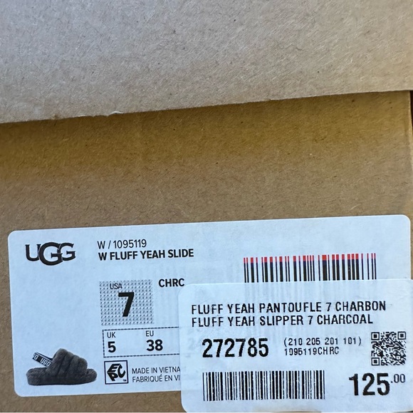 UGG FLUFF YEAH SLIDES/SLIPPERS - Picture 9 of 9